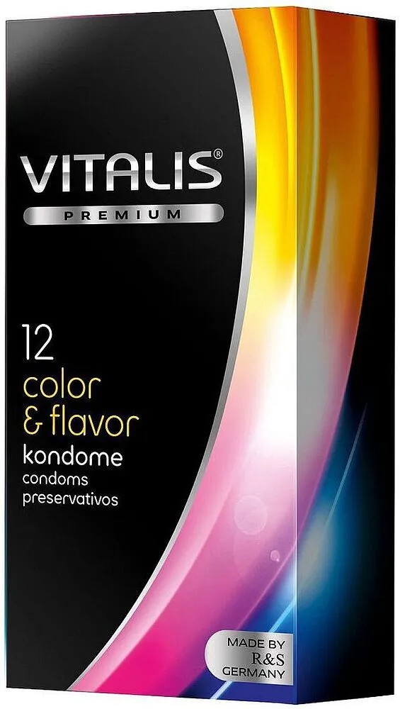 Պահպանակ «Vitalis Color and Flavor» 12հատ
