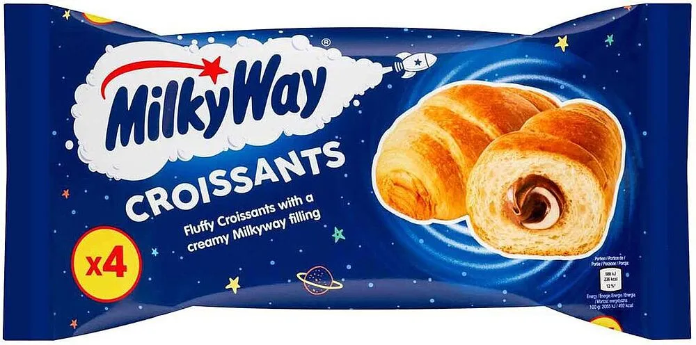 Կրուասան շոկոլադե միջուկով «MilkyWay Croissant» 192գ
