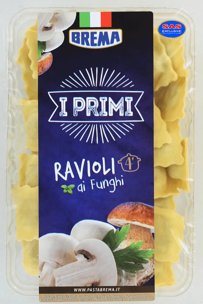 Մակարոն թարմ սնկով «Brema Ravioli» 250գ