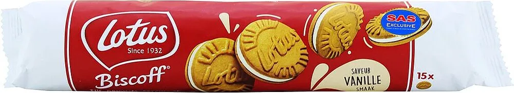Թխվածքաբլիթ վանիլային միջուկով «Lotus Biscoff» 150գ
