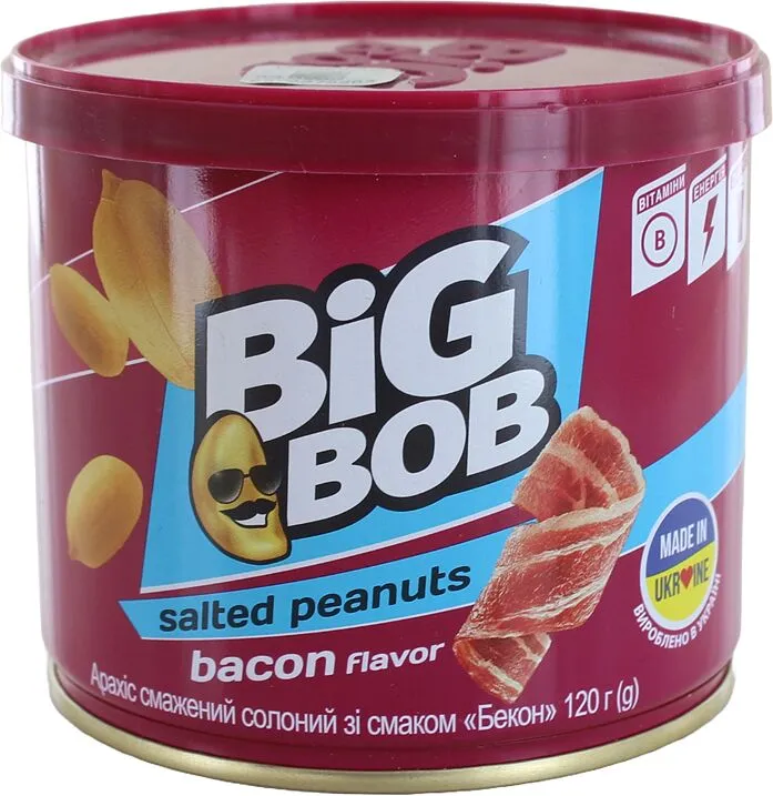 Գետնանուշ բեկոնով «Big Bob» 120գ
