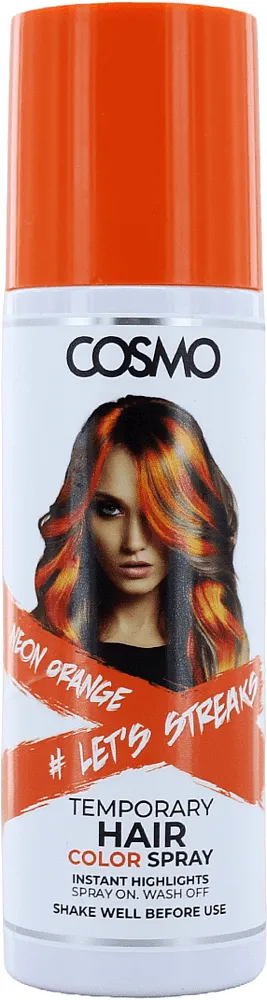 Մազերի երանգավորող սփրեյ «Cosmo Neon Oange» 100մլ