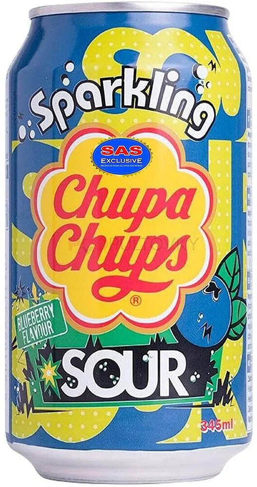 Զովացուցիչ գազավորված ըմպելիք հապալասի «Chupa Chups» 345մլ