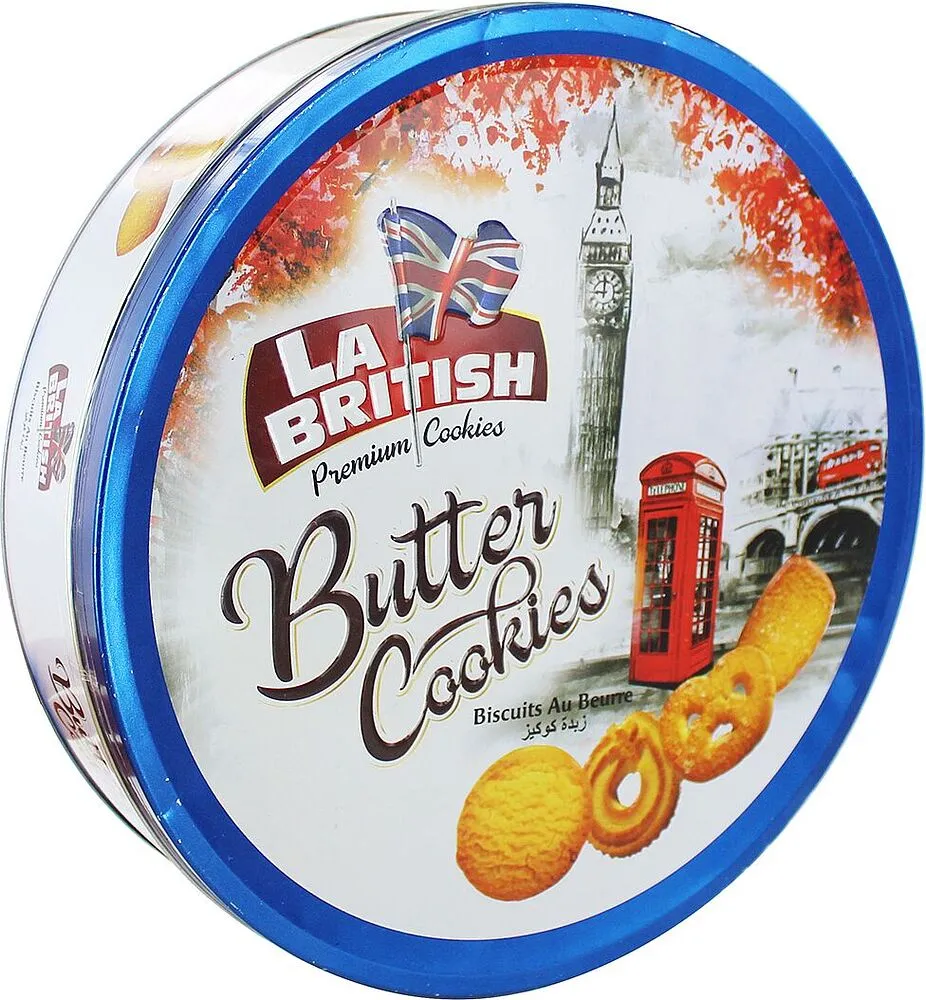 Թխվածքաբլիթ կարագով «La British Butter Cookies» 800գ
