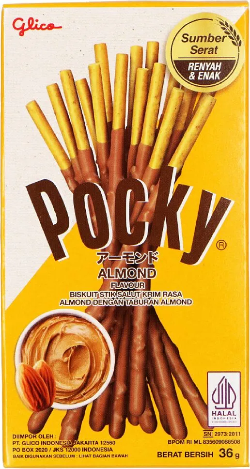 Թխվածքաբլիթ նուշով «Pocky» 36գ