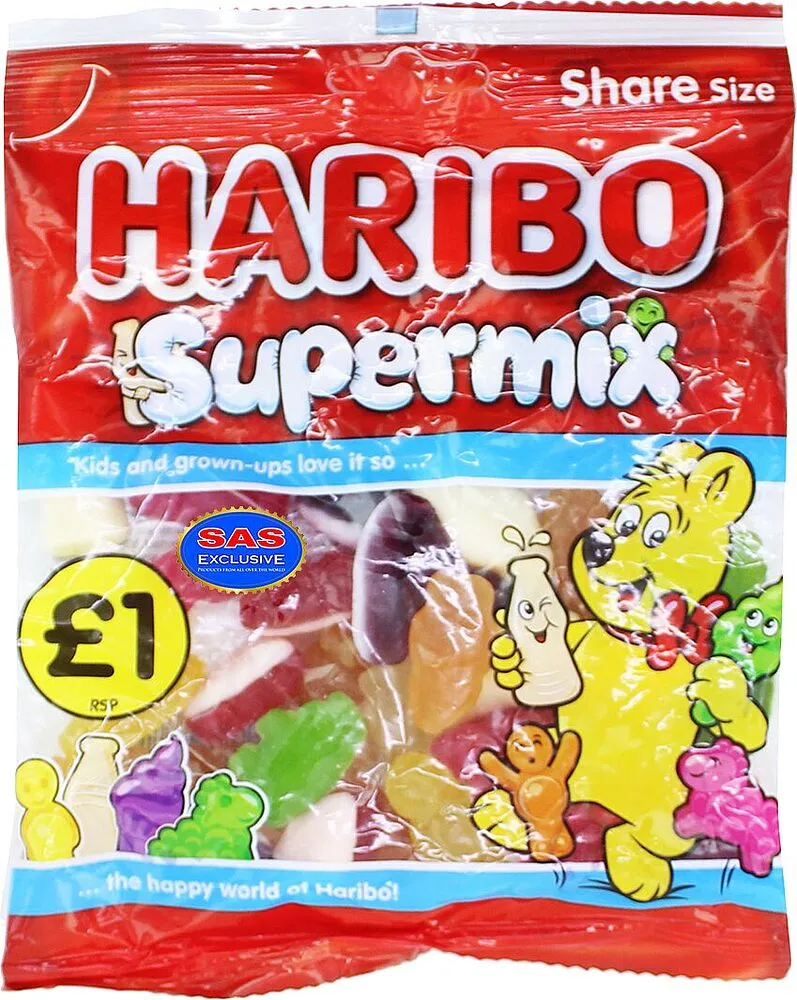 Դոնդողե կոնֆետներ «Haribo Supermix» 160գ