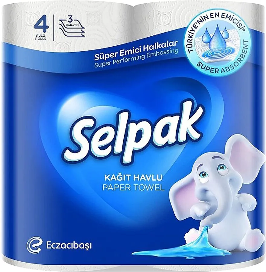 Թղթե սրբիչ «Selpak» 4հատ