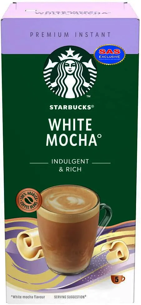 Սուրճ լուծվող «Starbucks White» 5x24գ
