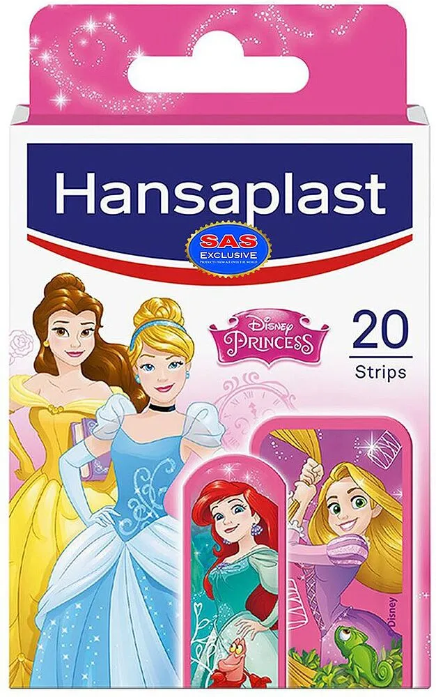 Կպչուն ժապավեն մանկական «Handsaplast Disney Princess» 20 հատ