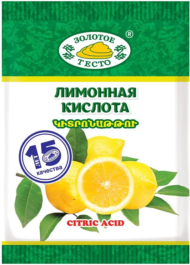 Կիտրոնաթթու «Золотое тесто» 40գ
