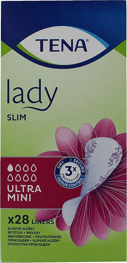 Ամենօրյա միջադիրներ «Tena Lady Slim Ultra Mini» 28հատ