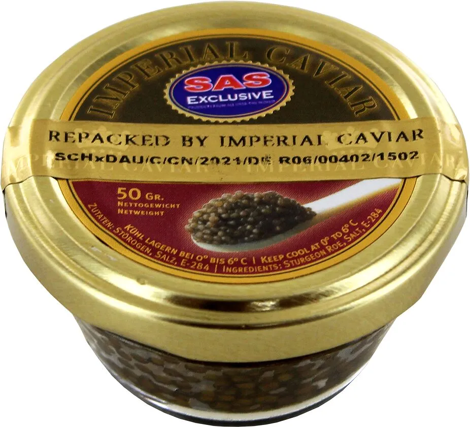 Ձկնկիթ սև «Imperial Caviar» 50գ