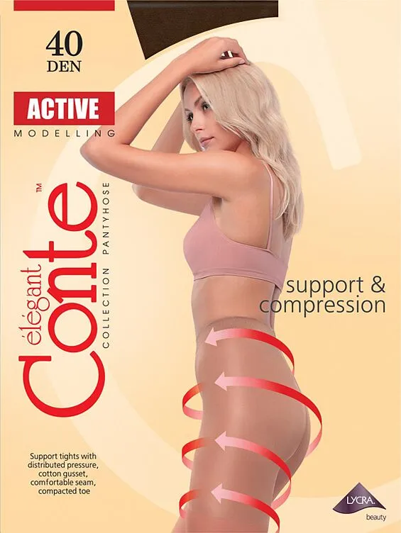 Զուգագուլպա շեյդ «Conte Elegant Active 40 Den N2» 