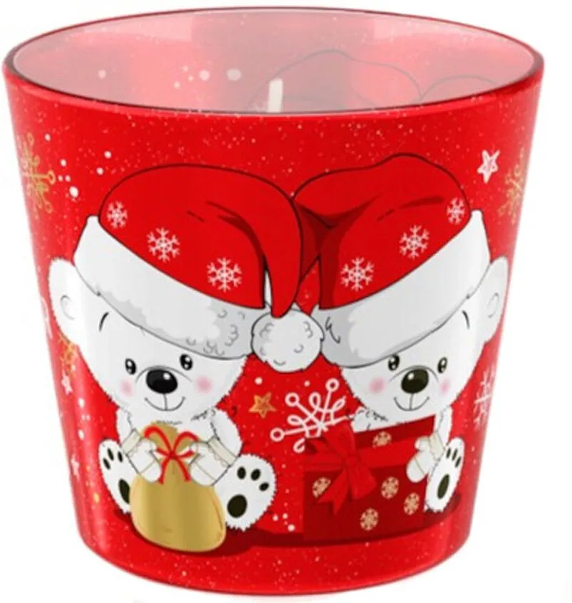 Մոմ անուշաբույր «Bartek Winter Teddy Bear» 115գ