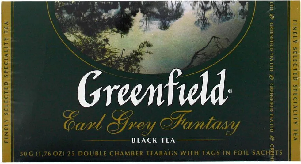 Թեյ սև «Greenfield Earl Grey Fantasy» 25*2գ