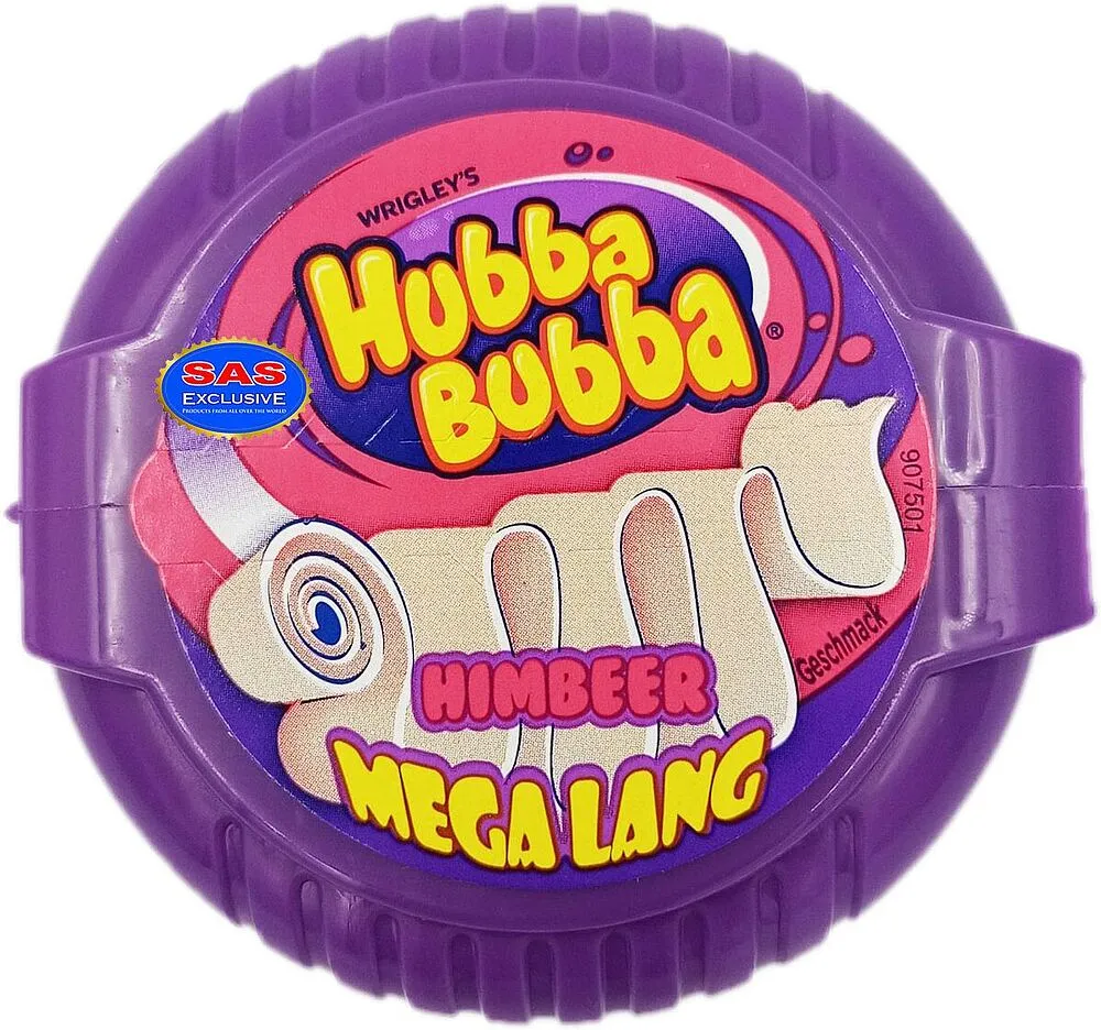 Մաստակ ազնվամորու «Hubba Bubba Himbeer Mega Lang» 56գ