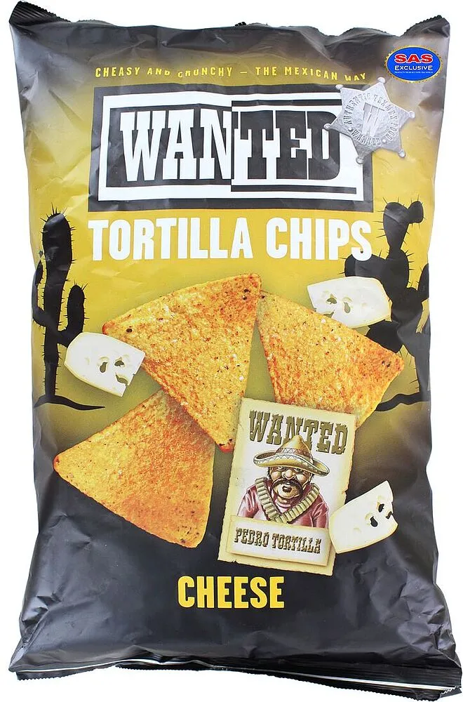 Չիպս պանրի «Wanted Tortilla» 450գ
