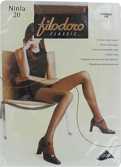 Զուգագուլպա կոնյակ «Filodoro Classic 20 Den N2» 