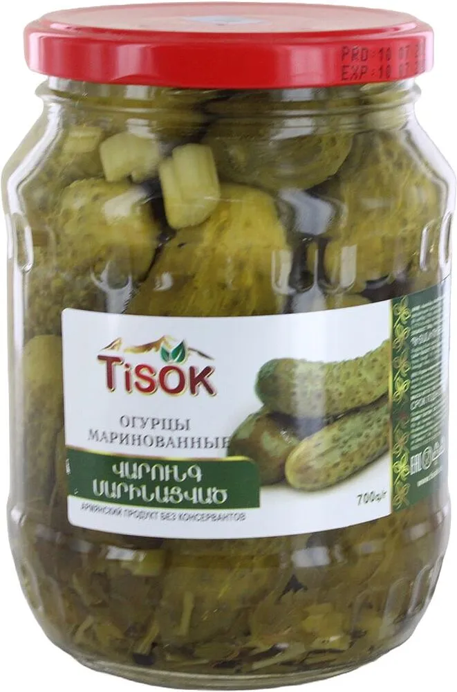 Վարունգ մարինացված «Tisok» 700գ
