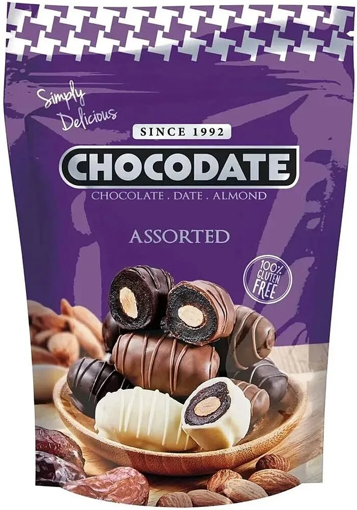 Արմավ շոկոլադապատ «Chocodate Assorted» 250գ
