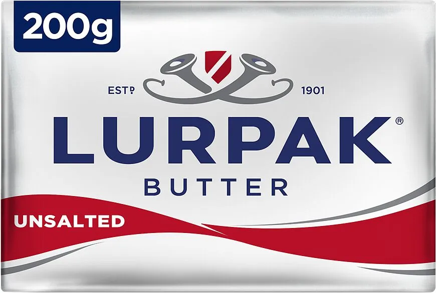 Կարագ սերուցքային «Arla Lurpak» 200գ, յուղայնությունը` 82%