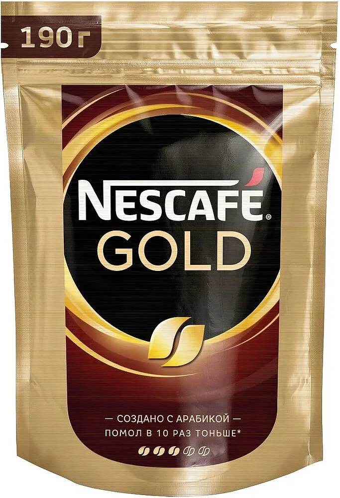 Սուրճ լուծվող «Nescafe Gold» 190գ
