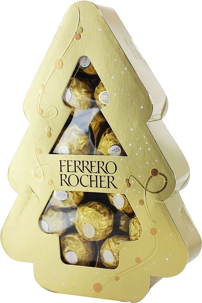 Շոկոլադե կոնֆետների հավաքածու «Ferrero Rocher» 150գ