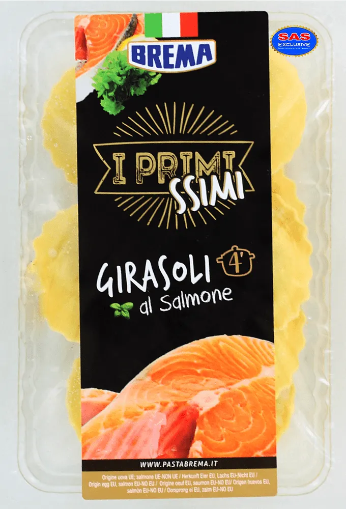 Մակարոն թարմ սաղմոնով «Brema Girasoli» 250գ