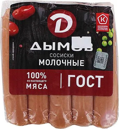 Նրբերշիկ կաթնային «Дымов» 290գ