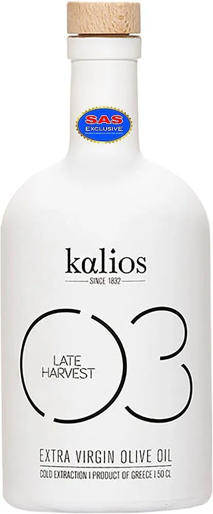 Ձեթ ձիթապտղի «Kalios Extra Virgin 03» 0.5լ
