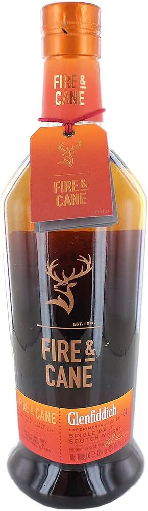 Վիսկի «Glenfiddich Fire & Cane 8» 0.7լ