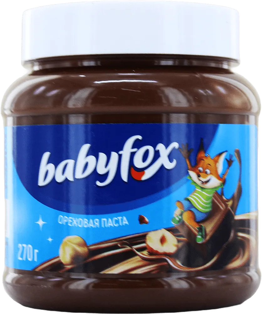 Շոկոլադե-ընկուզային մածուկ «Babyfox» 270գ