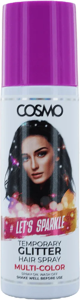 Մազերի լաք փայլերով «Cosmo Multi Color» 100մլ