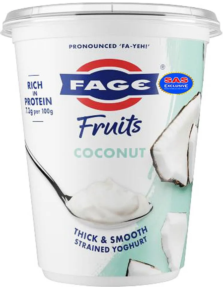 Յոգուրտ կոկոսի «Fage Fruits» 380գ