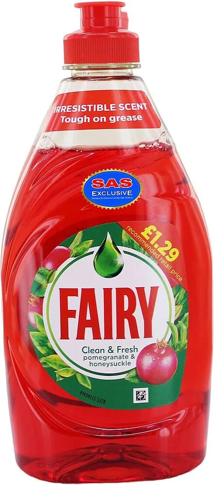 Սպասք լվանալու հեղուկ «Fairy Clean & Fresh» 383մլ