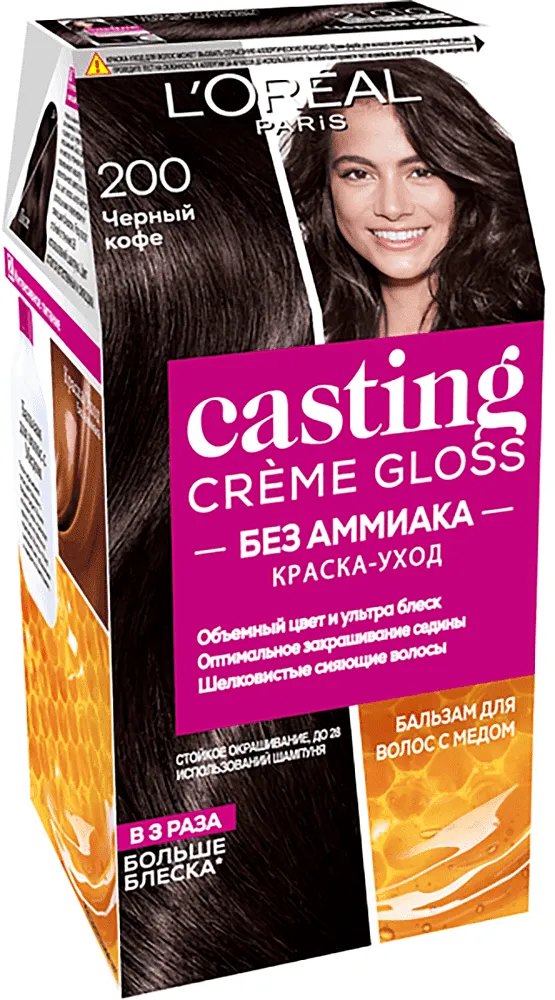 Մազի ներկ «L'Oreal Paris Casting Crème Gloss» №200