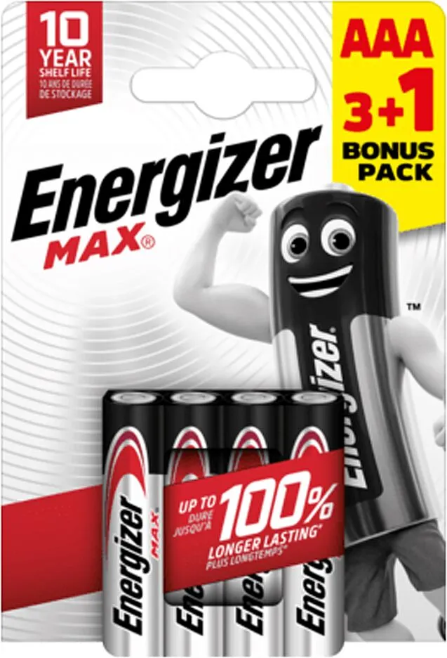Էլեկտրական մարտկոց «Energizer Max AAA» 4 հատ