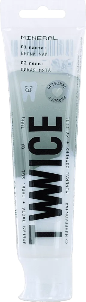 Ատամի մածուկ «Twwice Mineral Complex Xylitol» 100գ
