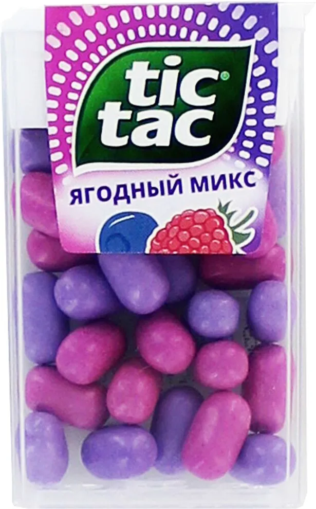 Սառնաշաքար հատապտղային «Tic Tac» 16գ