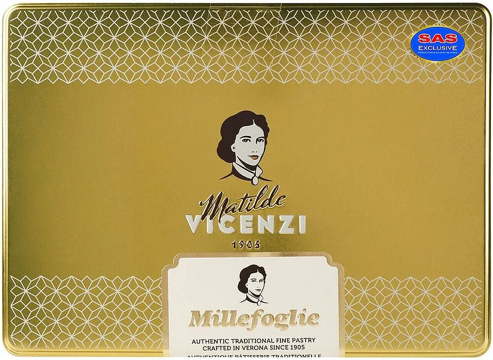 Թխվածքաբլիթների տեսականի «Matilde Vicenzi Millefoglie» 390գ