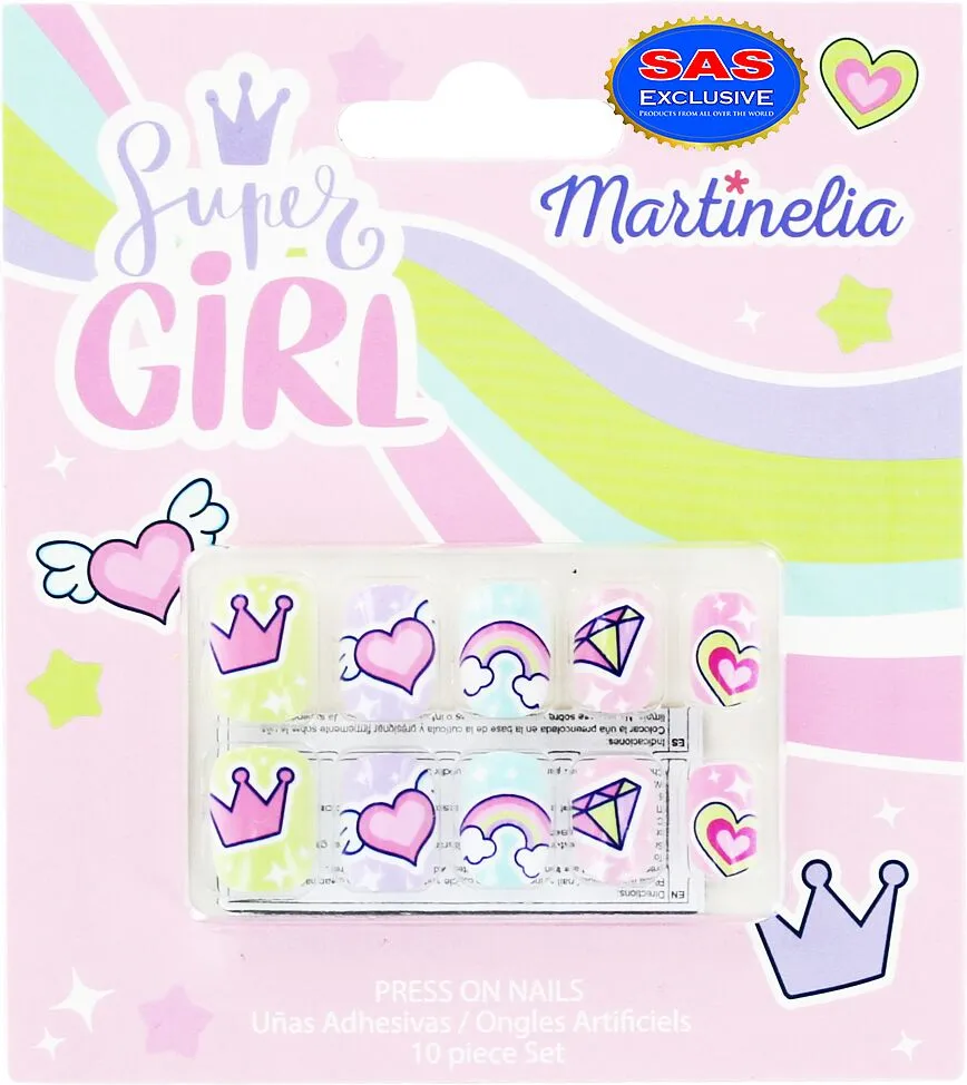 Եղունգներ ինքնակպչուն մանկական «Martinelia»