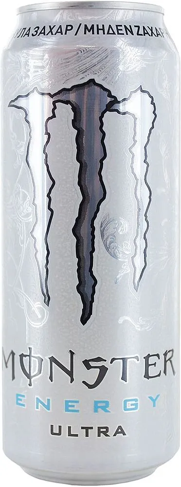Էներգետիկ գազավորված ըմպելիք «Monster Energy Ultra» 0.449լ