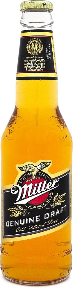 Գարեջրային ըմպելիք «Miller Genuine Draft» 0.33լ