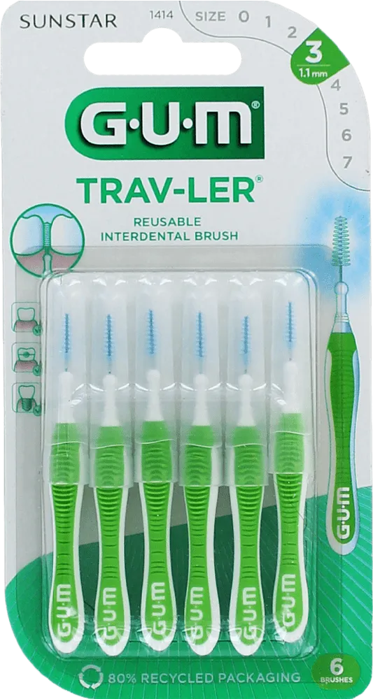 Ատամի խոզանակ միջատամային «Sunstar GUM Travler»