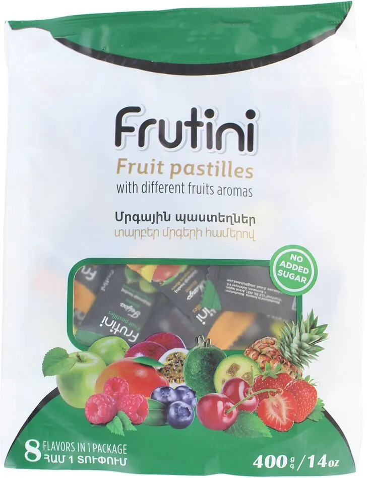 Պաստեղ մրգային «Frutini» 400գ
