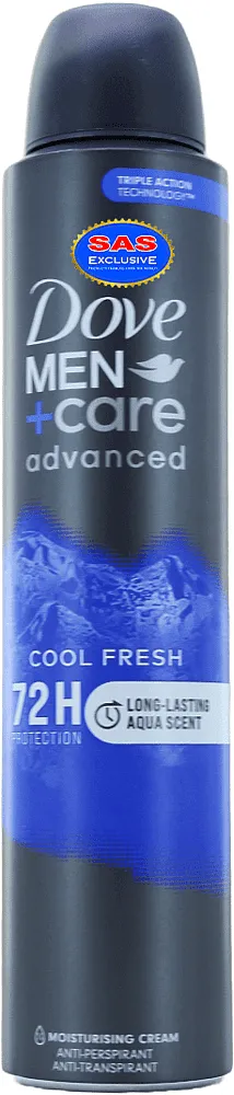 Հակաքրտինքային աէրոզոլային միջոց «Dove Men+Care Cool Fresh» 200մլ