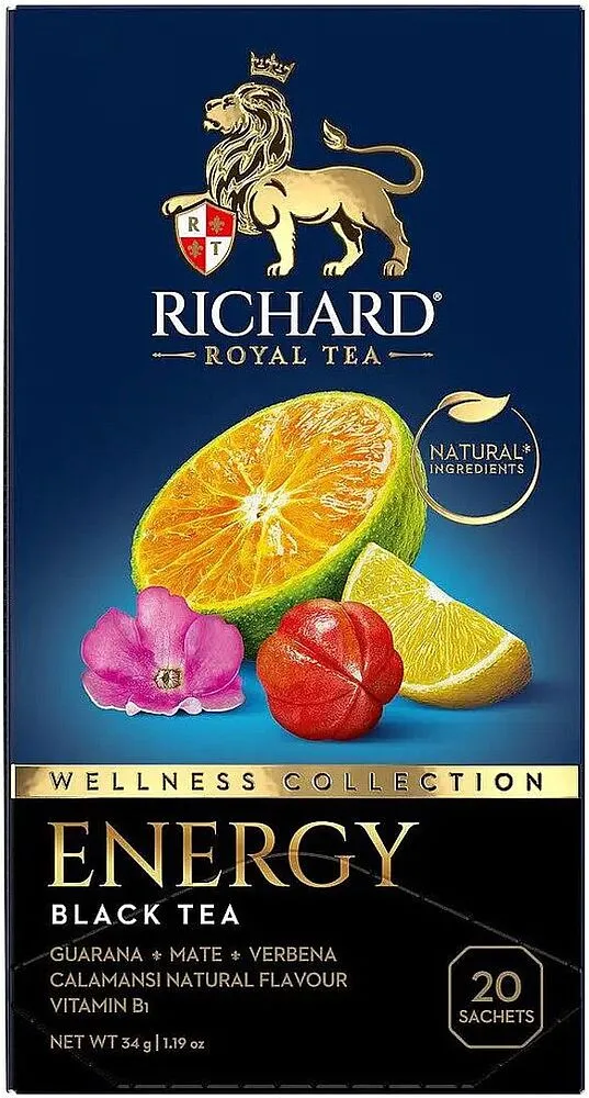 Թեյ սև «Richard Royal Energy» 20*1.7գ
