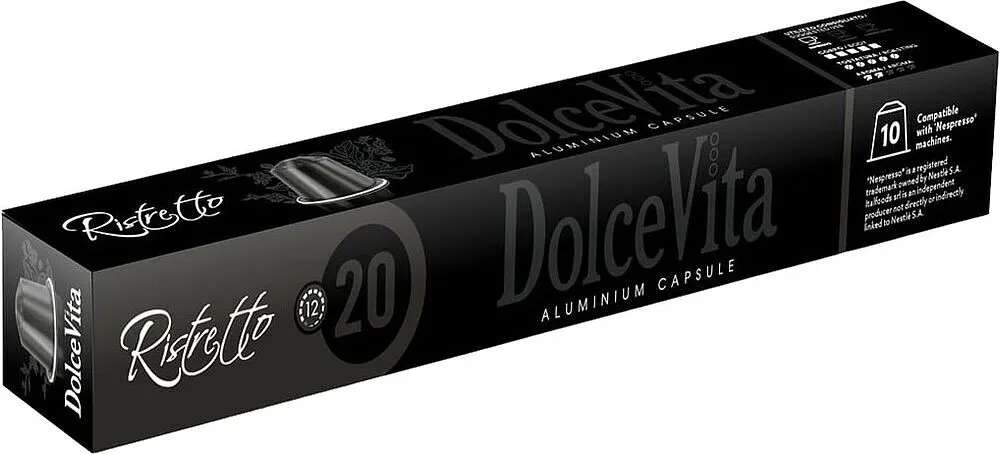 Պատիճ սուրճի «DolceVita Ristretto» 55գ