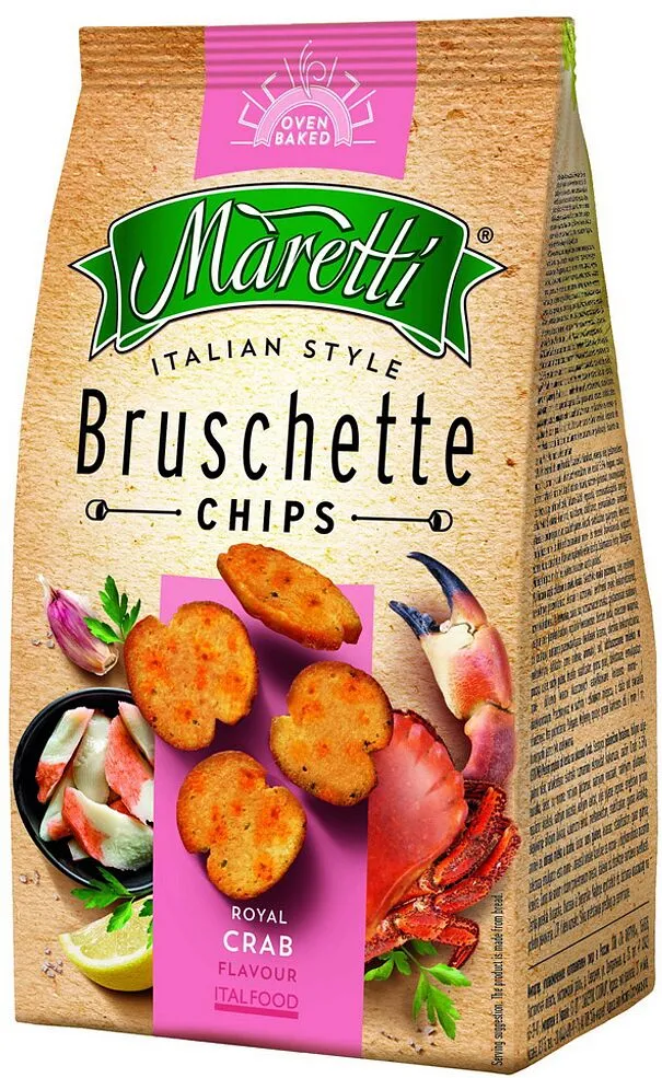 Չորահաց-բրուսկետտա կրաբի «Maretti» 70գ