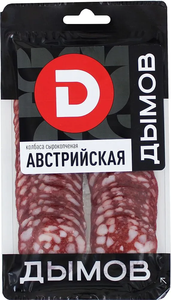 Երշիկ հում-ապխտած, կտրատած «Дымов Австрийская» 90գ
